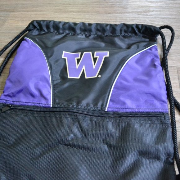 NWOT University of Washington Huskies Drawstring Slingback Gear - Picture 2 of 4